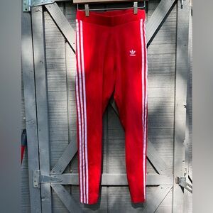 Red Adidas Leggings